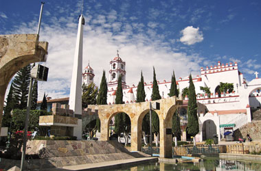 Mexican ornate bench